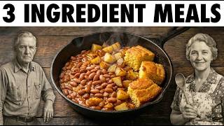 25 CHEAP 3-Ingredient Meals American Seniors Made When Times Were Tight