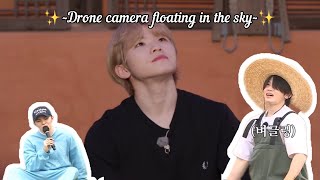 Woozi’s drone song | “Drone camera floating in the sky~”