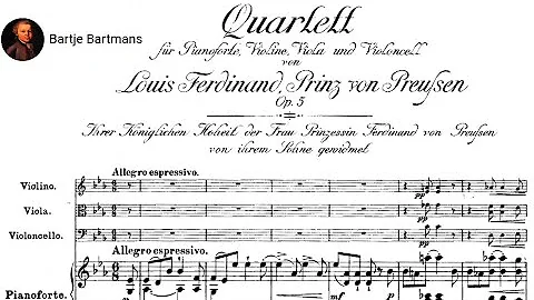 Prinz Louis Ferdinand - Piano Quartet No. 1,  Op. ...