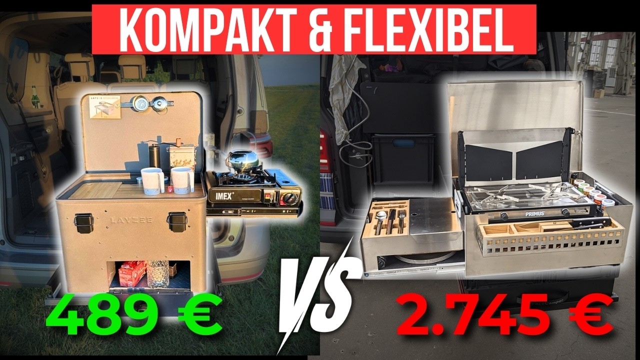 Camper KÜCHENBOX Vergleich | Alle Lösungen für VW T5/6 & Micro-Camper