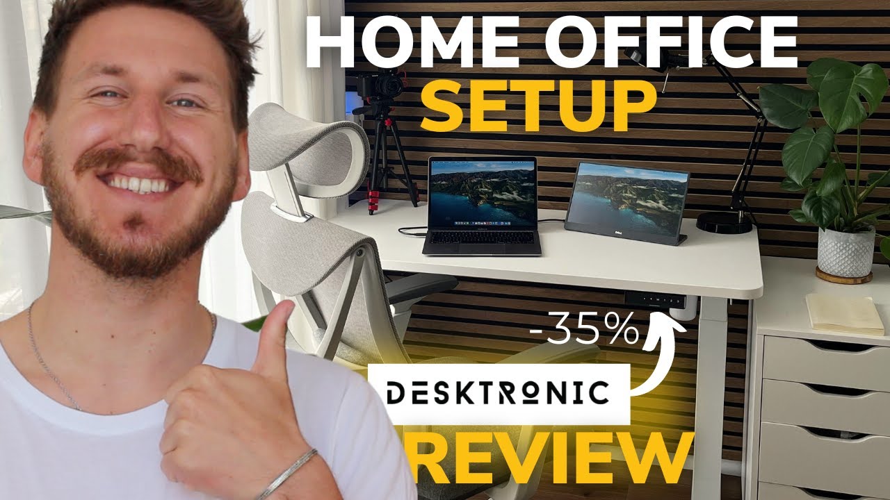 video Desktronic Homeone Höhenverstellbarer Schreibtisch – Deine Lösung für gesundes Arbeiten im Home Office