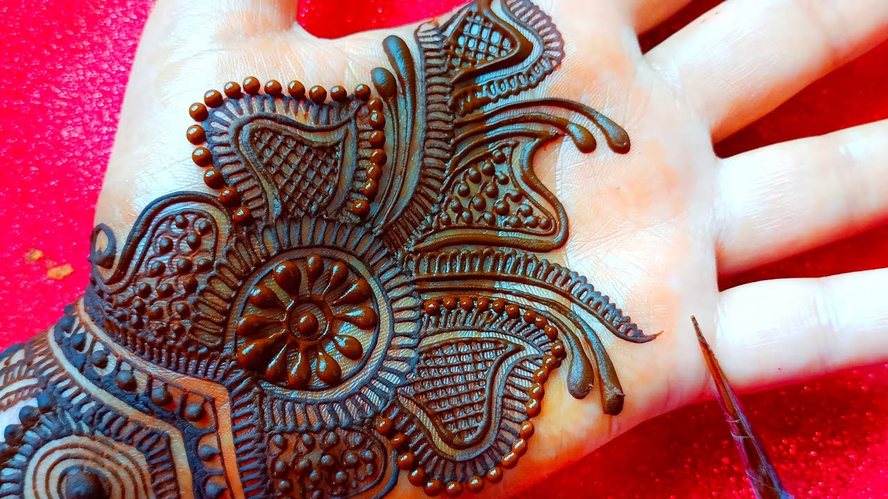 Easy beautiful fronthand mehndi design | easy mehndi design | mehandi design