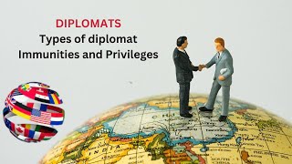 International law | Diplomat | Types of diplomats | Immunities and Privileges | in Hindi | Urdu