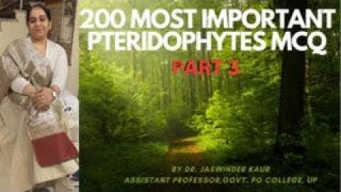 #BotanyMCQ // PTERIDOPHYTES MCQ // PTERIDOPHYTES MOST IMPORTANT QUESTIONS (PART-3)
