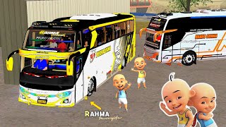 Download lagu Upin Picks Up Ipin on the Telolet Bus Rahma Has Atok Playing Full Telolet Cool Truck Swerving ELT...