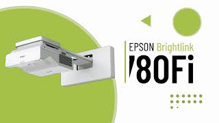 Epson V11HB06020 BrightLink GoBoard 780Fi Interactive Ultra-Short Throw Lamp-Free Laser Display