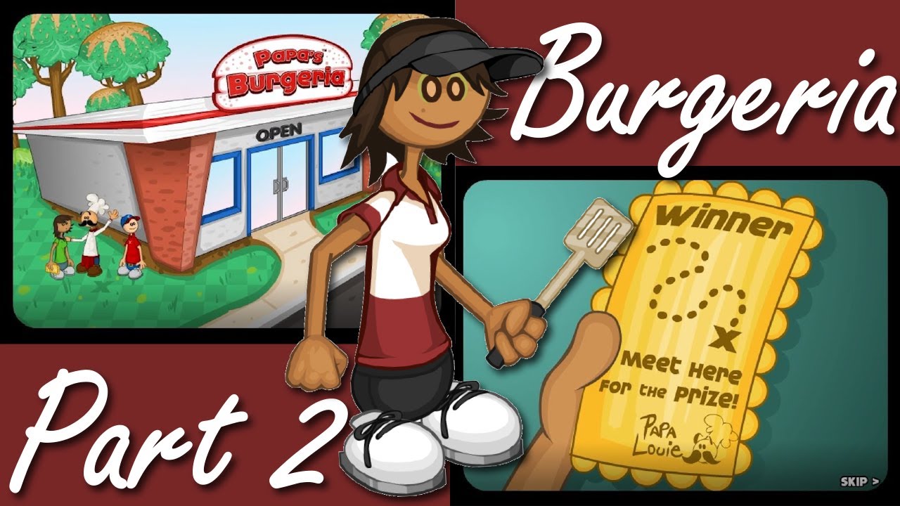 Papa's Burgeria: Part 1//Papa Louie Games 