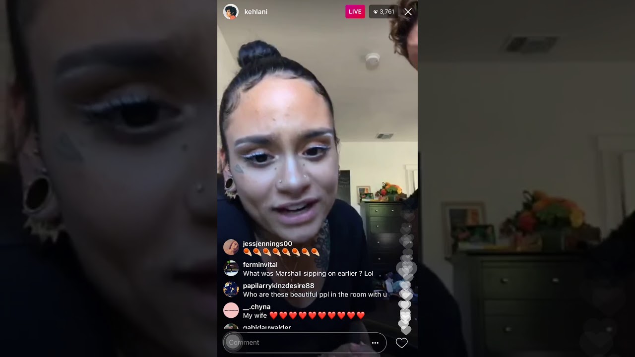 Kehlani’s instagram live ( October 24, 2017 )