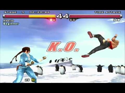 Tekken 5 - PS2 - Time Attack - Julia - 4m 44s 540ms