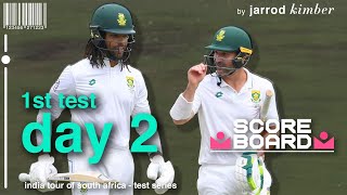 Scoreboard | #INDvSA 1st Test #Day2 | #testcricket | #cricket