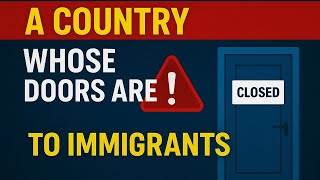 A country whose DOORS are CLOSED to IMMIGRANTS