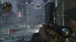 My First Quad Headshot Feed in Call of Duty®  WWII