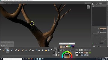 3D Texturing tutorial 01 (painting in Mudbox)