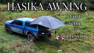 Hasika Awning - Truck Bed Camper - First impression.