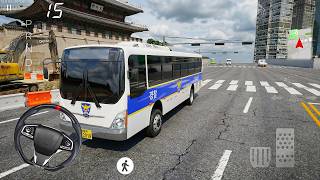 Hyundai Super Aero City Korean Police Bus | 3D Driving Game 4.0 Project : SEOUL screenshot 1