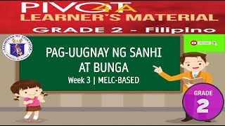 GRADE 2 | FILIPINO 2 | PAG-UUGNAY NG SANHI AT BUNGA | WEEK 3 | QUARTER 3 | MELC-BASED GRADE 2 | FILIPINO 2 | PAG-UUGNAY NG SANHI AT BUNGA | WEEK 3 | QUARTER 3 | MELC-BASED