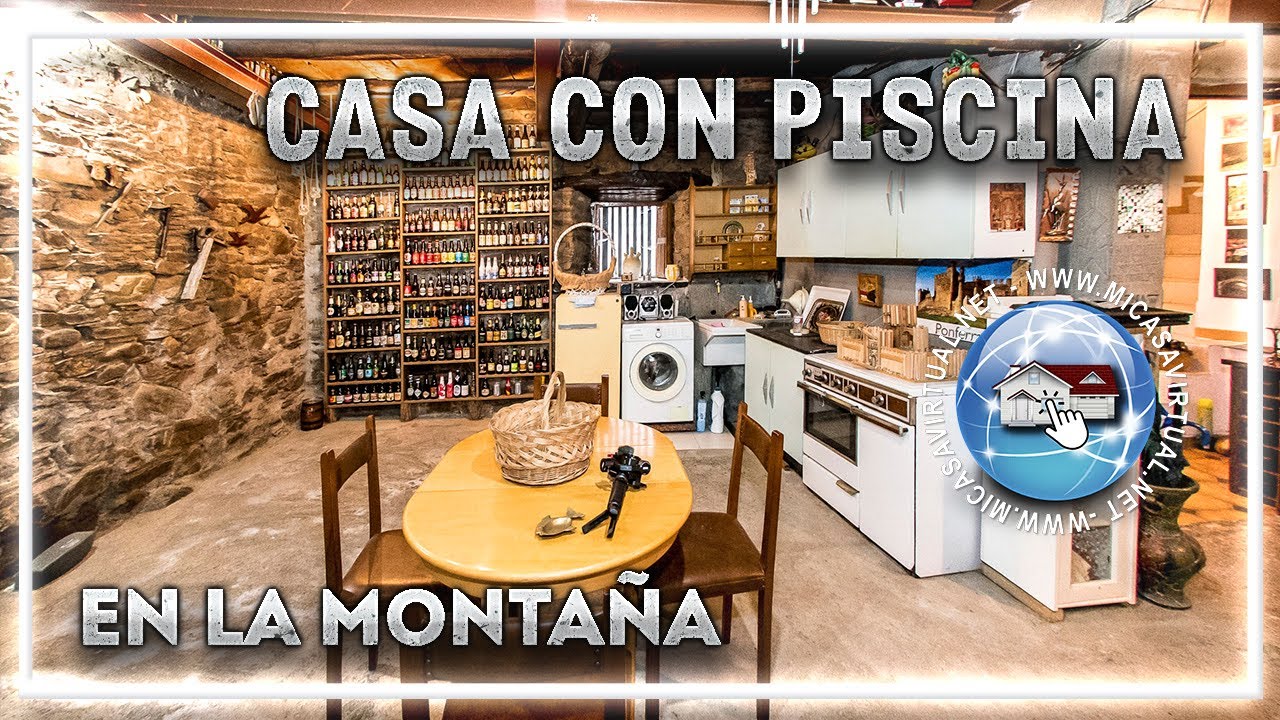 CASA DE PIEDRA CON PISCINA EN UN ENTORNO NATURAL