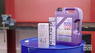 Motor oil change with LIQUI MOLY
