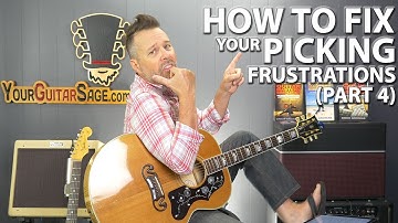 Alternate Picking Lesson - How to Simply Fix Your Picking Frustrations (Part 4)