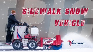 Ventrac SSV (Sidewalk Snow Vehicle)  | Zero-Tolerance Sidewalk Snow Management