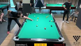 Шагойко С. – Назаров В. Roll'n'Draw Pool Club. «8». 12.05.2024