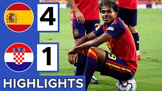 🔴Spain vs Croatia (4-1) Extended HIGHLIGHTS | UEFA Nations League