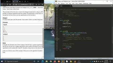 Codeforces Round 674 Div3 Floor number