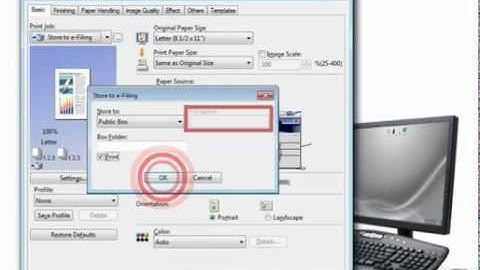 Print to e-Filing Box