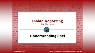 Understanding libel