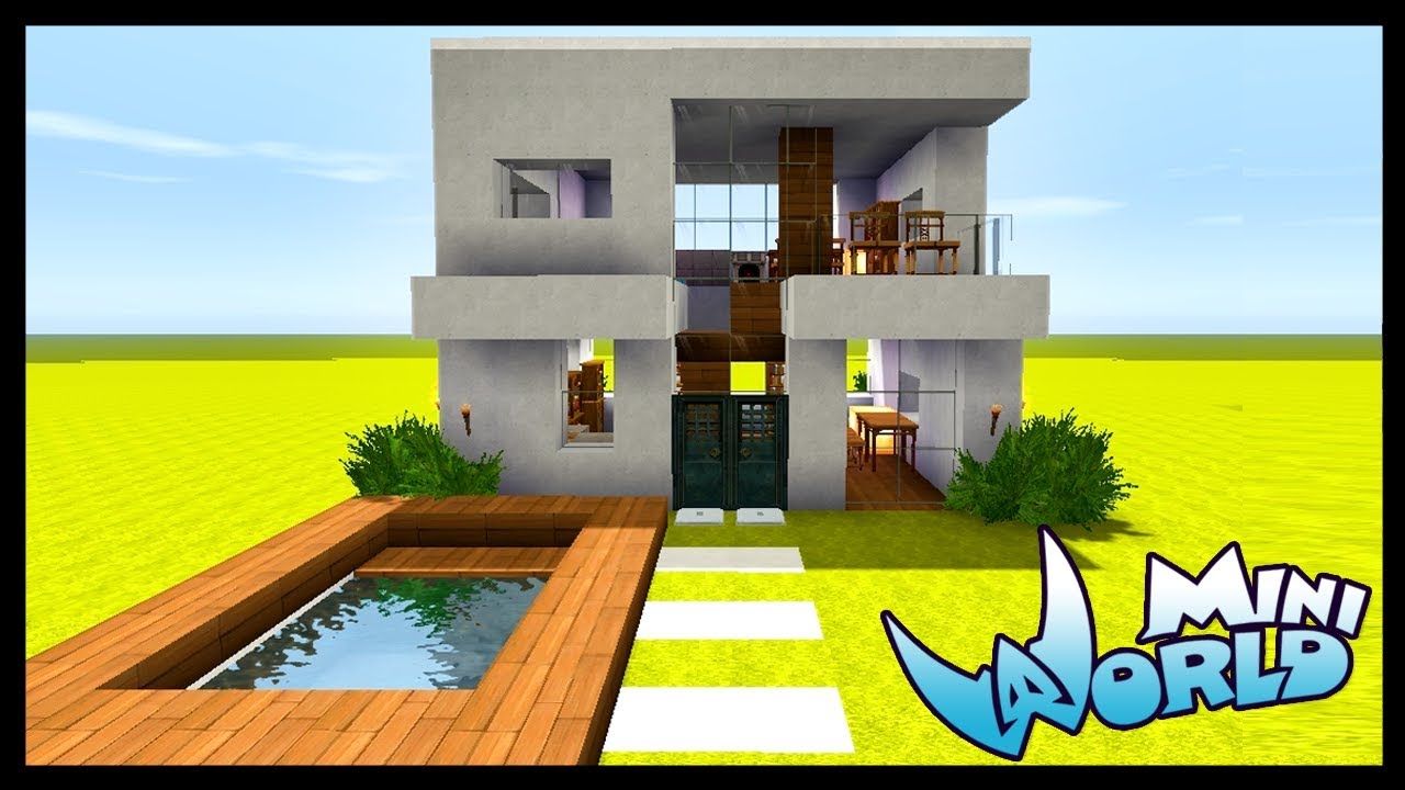 Small Modern House/ Pequeña Casa Moderna Minecraft Map