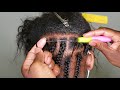 Crocheted Box Braids- Rubberband / Non Rubberband Method- @irenesbraids