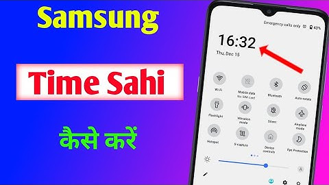 Samsung f23 me time Sahi kaise kare | how to fix date time in Samsung Galaxy f23 5g