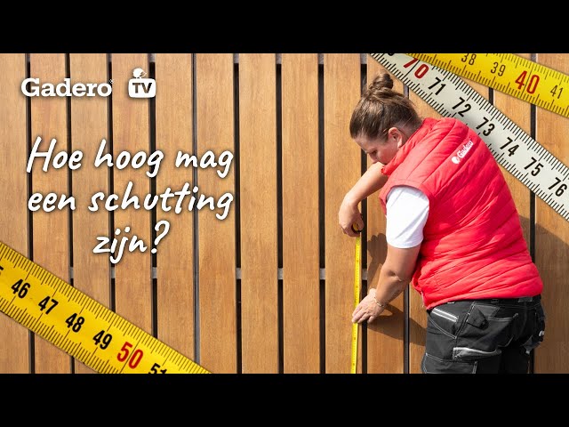 Hoe hoog mag een schutting zijn? Ontdek de regels hier! - YouTube Hoe Hoog Mag Een Schutting Zijn? Ontdek De Regels Hier! - Youtube