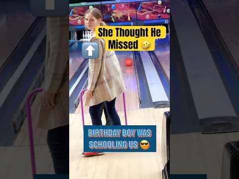 Toddler Played Her BAD! 💀#bowling #toddler #con #hustler #funny