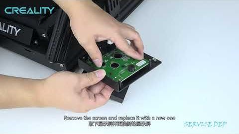 Service tutorial CR - 30 the screen replacement