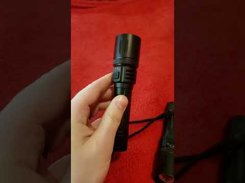 Hoxida Small Tactical Flashlights Rechargeable, XHP50.2 10000 High Lumens Small LED Flashlight, Pock