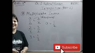 Class 8th Introduction (Part2) Ch 1 Rational Numbers Mathematics, NCERT