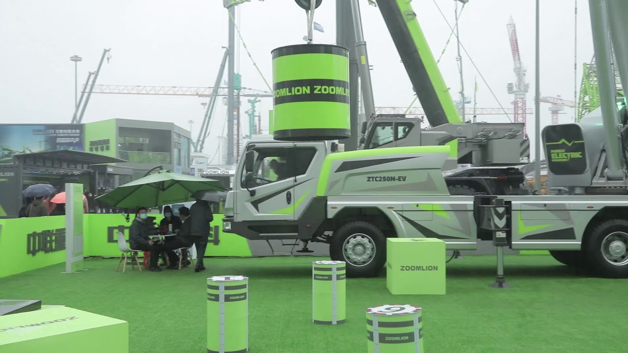 Zoomlion Mobile Crane Performance at BAUMA China 2020
