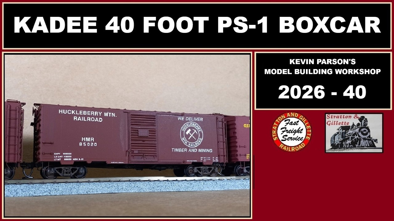 Working With HO Scale Kadee PS1 Boxcar Models - YouTube