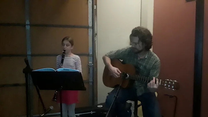 Dad and Claire playing at the pub