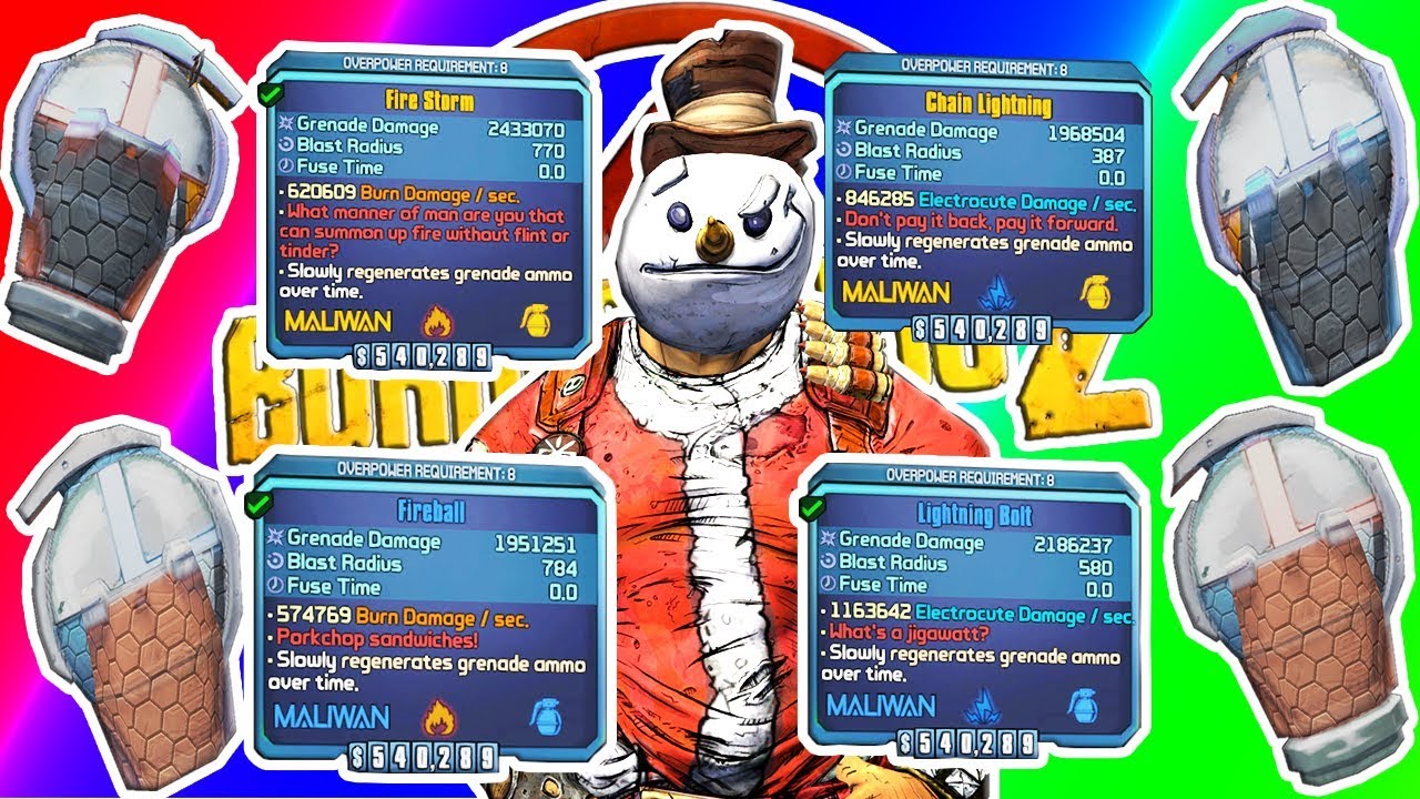 borderlands 2 I How To Get Chain Lightning Fireball Lightning Bolt Fire