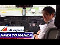 Philippine Airlines Q300 Flight from Naga to Manila