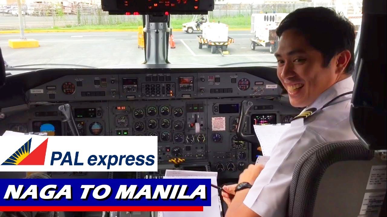 Philippine Airlines Q300 Flight from Naga to Manila