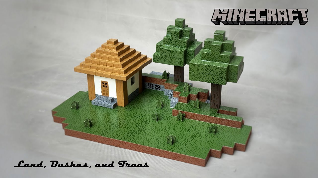Building Land, Bushes & Trees (Minecraft IRL):🌿🌲🪵