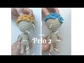 Pelo 2, peinado niño Amigurumi tutorial