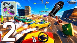 Crazy Rush 3D: Race Master - Gameplay Walkthrough Part 2 - Crazy Car Race (Android, iOS) screenshot 2