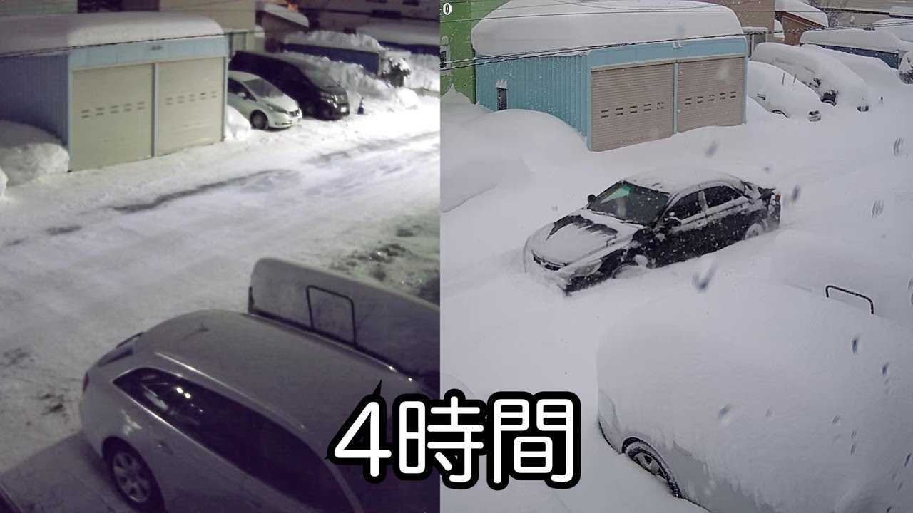 今年の雪は「大量に降るか」「サラリと降るか」本日は大量です