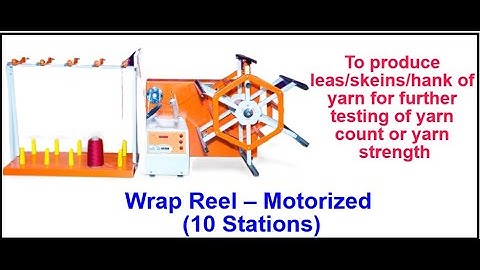 Wrap Reel Motorized 10 Stations Working Video|Q-Test