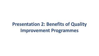 Trauma Care Quality Improvement, Module 2