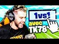 1 vs 1 contre thekairi78 sur le terrain de jeux fortnite battle royale 